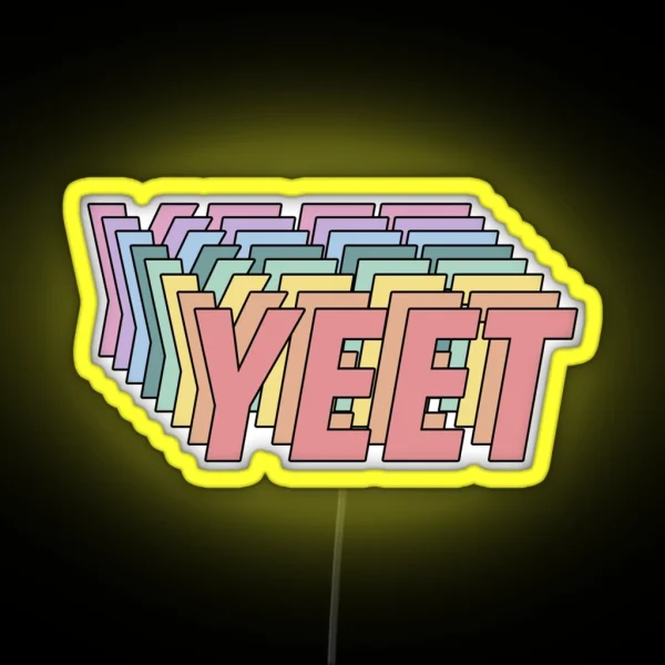 Yeet RGB Neon Sign