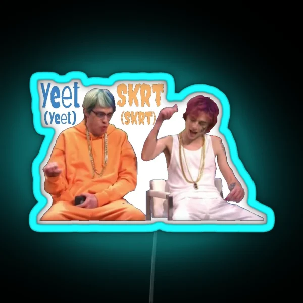 Yeet Skrt RGB Neon Sign
