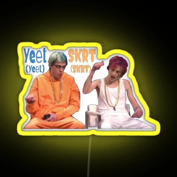 Yeet Skrt RGB Neon Sign