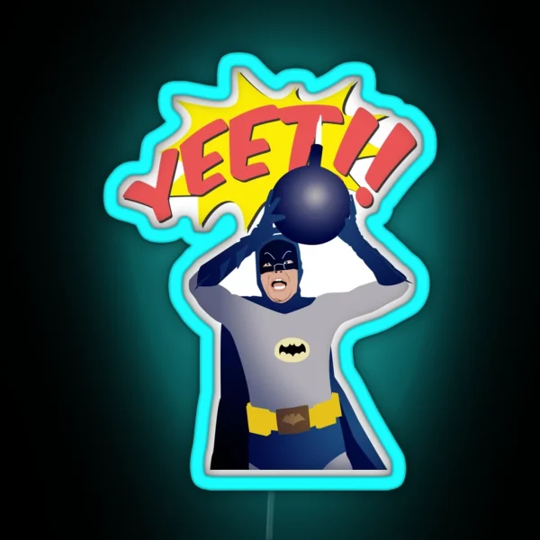 YEET Sound Effect RGB Neon Sign