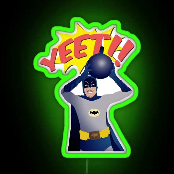YEET Sound Effect RGB Neon Sign