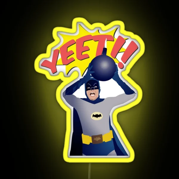 YEET Sound Effect RGB Neon Sign