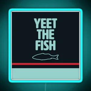 YEET THE FISH Seattle Kraken RGB Neon Sign