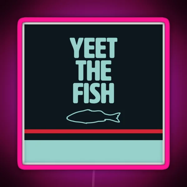 YEET THE FISH Seattle Kraken RGB Neon Sign