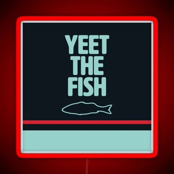 YEET THE FISH Seattle Kraken RGB Neon Sign