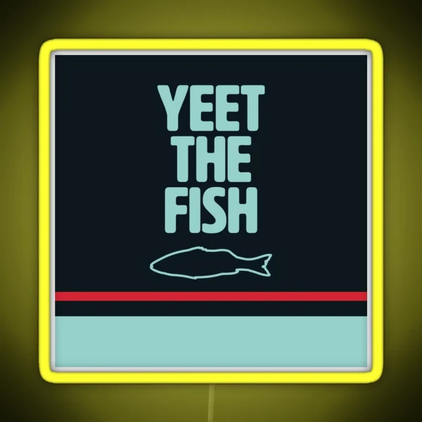 YEET THE FISH Seattle Kraken RGB Neon Sign