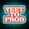 Add vibrant RGB glow with this yeet-themed neon wall decoration.