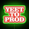 Eye-catching vibrant yeet to prod customizable RGB LED neon bar sign.