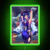 Genshin Impact Yelan Inspired Anime Fan Art Neon Sign Decoration Lighting