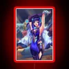 Customizable RGB Neon Sign Featuring Yelan from Genshin Impact Anime Series