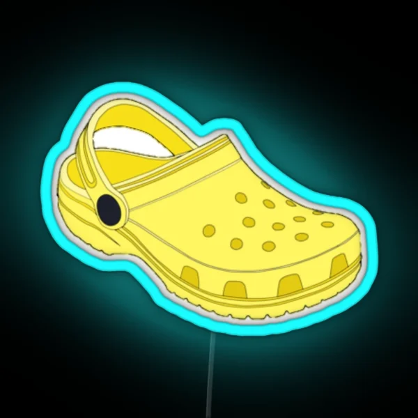 Yellow Croc Led RGB Neon Sign