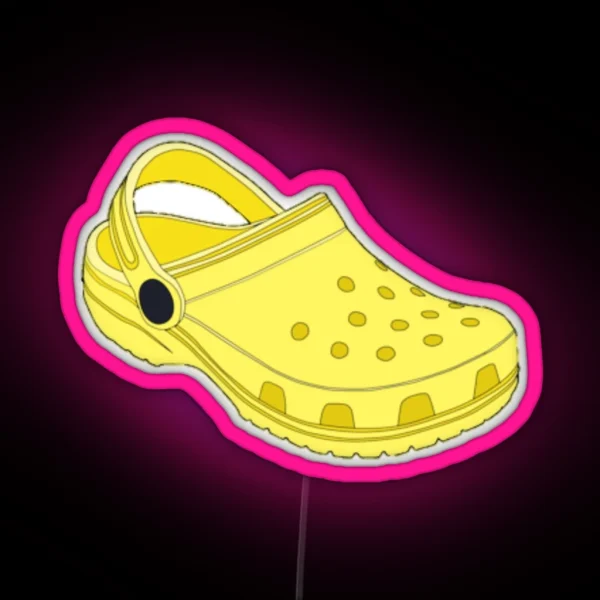 Yellow Croc Led RGB Neon Sign