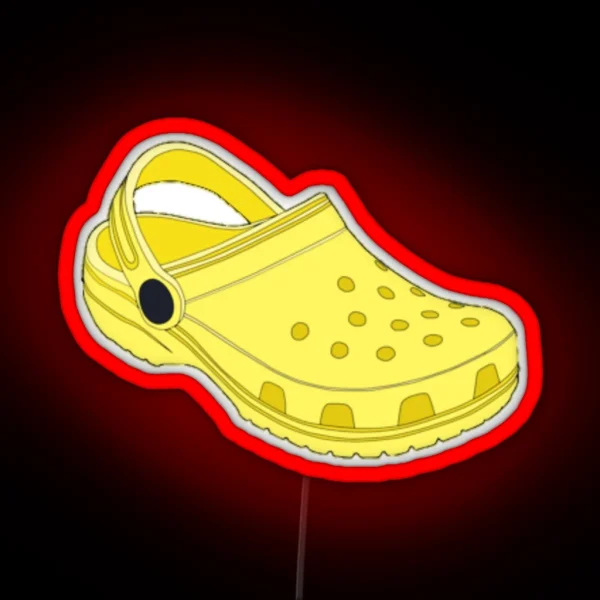 Yellow Croc Led RGB Neon Sign