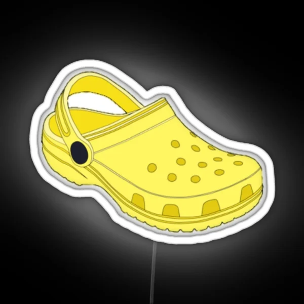 Yellow Croc Led RGB Neon Sign