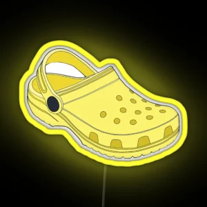 Yellow Croc RGB Neon Sign