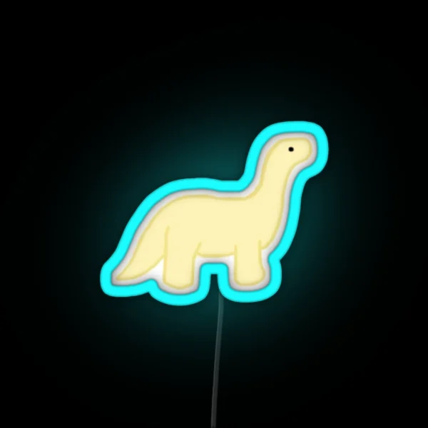 Yellow Dinosaur Led RGB Neon Sign