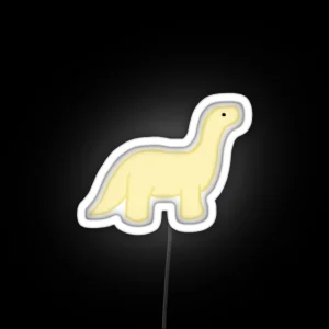 Yellow Dinosaur Led RGB Neon Sign