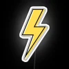 Eye-catching yellow flash pattern RGB neon sign display solutions