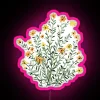 Vibrant Yellow Floral Sun Flower Neon RGB LED Sign Artwork
