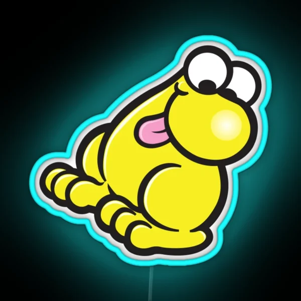 Yellow Nerds Monster RGB Neon Sign