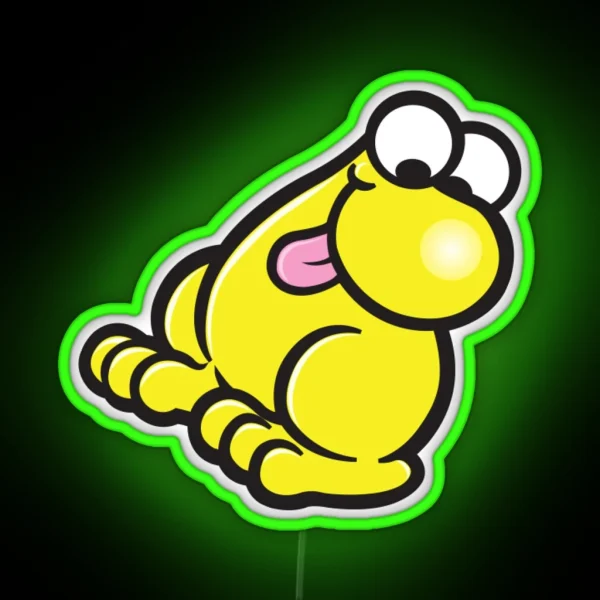 Yellow Nerds Monster RGB Neon Sign