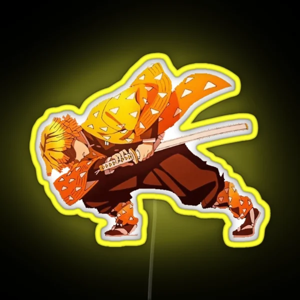 Yellow Ninja RGB Neon Sign