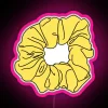 Customizable yellow neon rgb color changing led art display canvas