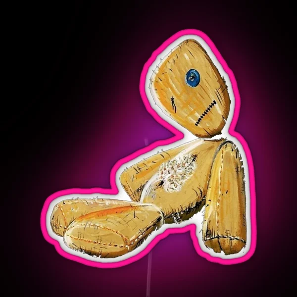 Yellow Shield RGB Neon Sign