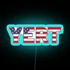 Neon-inspired RGB color wall art with Yert led from Sparta.