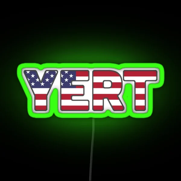 YERT Led Sparta TN RGB Neon Sign