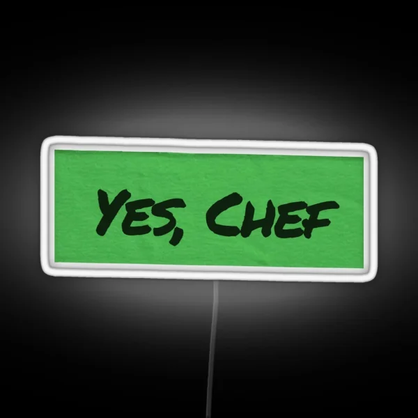Yes Chef On Green Tape The Bear RGB Neon Sign