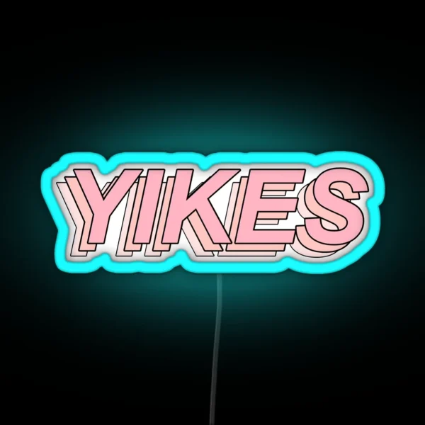 YIKES Aesthetic Led RGB Neon Sign