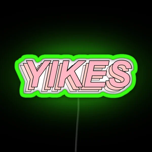 YIKES Aesthetic Led RGB Neon Sign