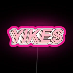 YIKES Aesthetic Led RGB Neon Sign