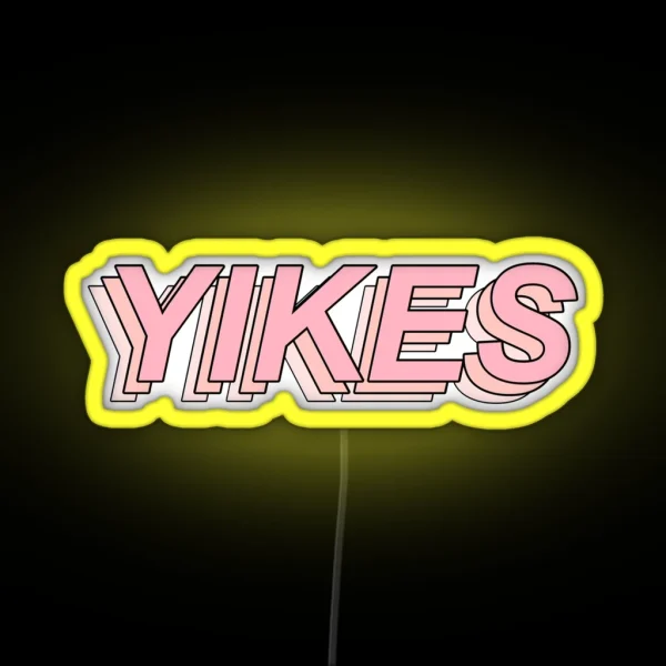 YIKES Aesthetic Led RGB Neon Sign