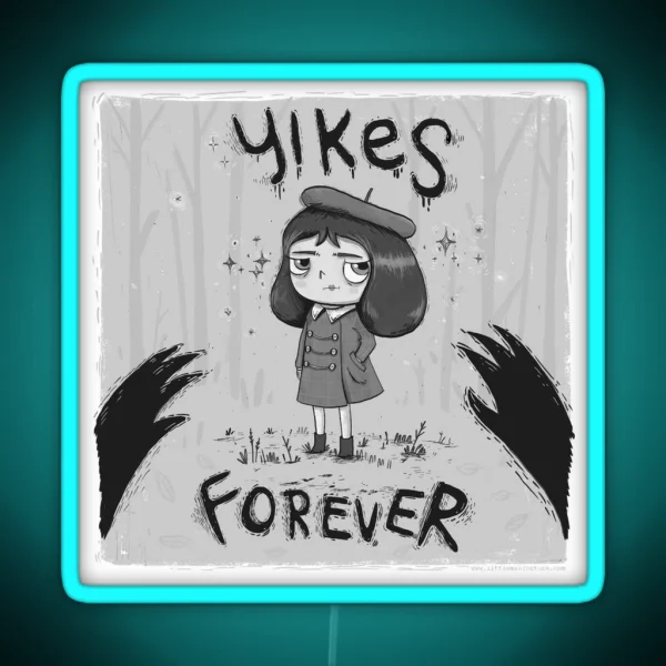 Yikes Forever Little Misfortune RGB Neon Sign