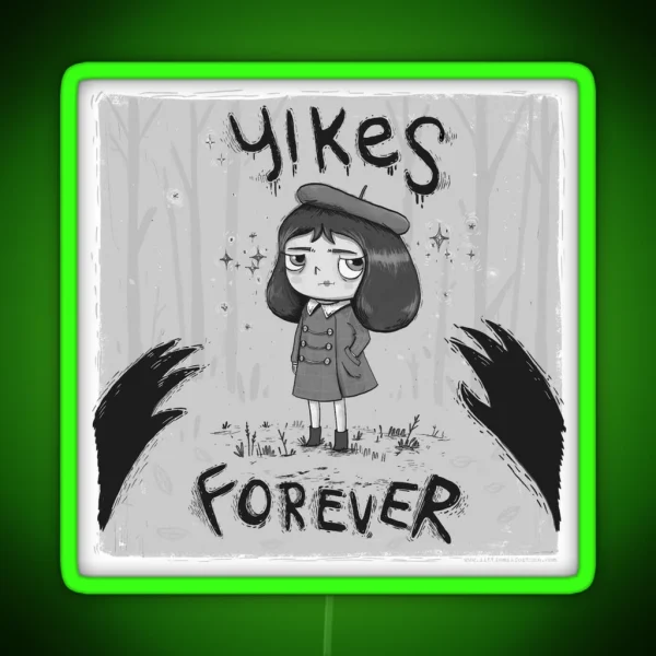 Yikes Forever Little Misfortune RGB Neon Sign