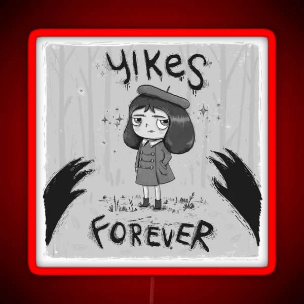Yikes Forever Little Misfortune RGB Neon Sign