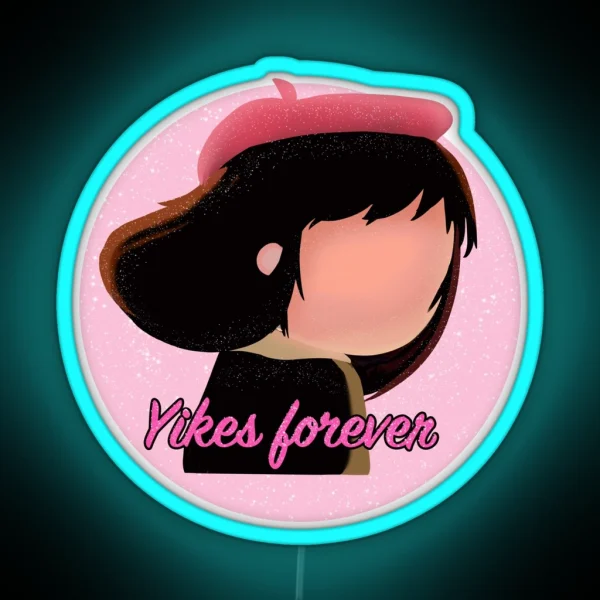 Yikes Forever Little Misfortune RGB Neon Sign