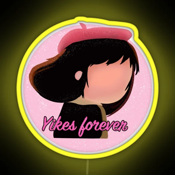 Yikes Forever Little Misfortune RGB Neon Sign