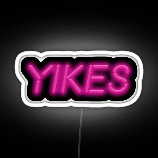 Yikes Neon Sign RGB Neon Sign