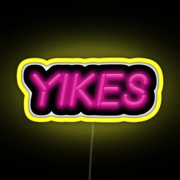 Yikes Neon Sign RGB Neon Sign