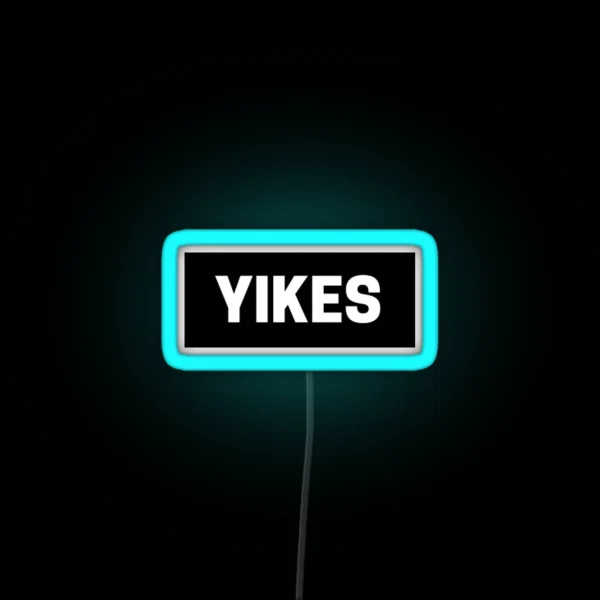 Yikes RGB Neon Sign