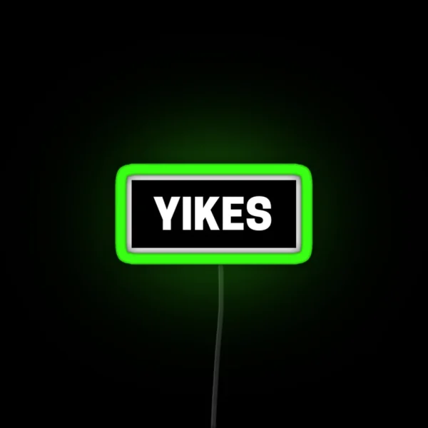 Yikes RGB Neon Sign