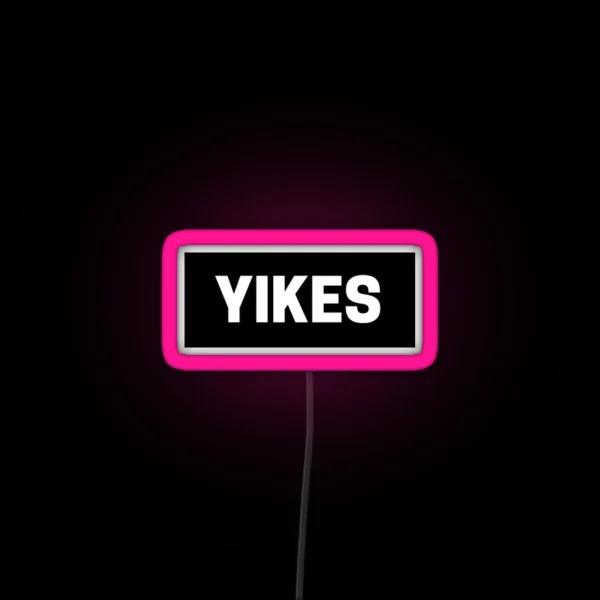 Yikes RGB Neon Sign