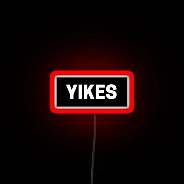 Yikes RGB Neon Sign