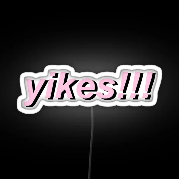 Yikes RGB Neon Sign