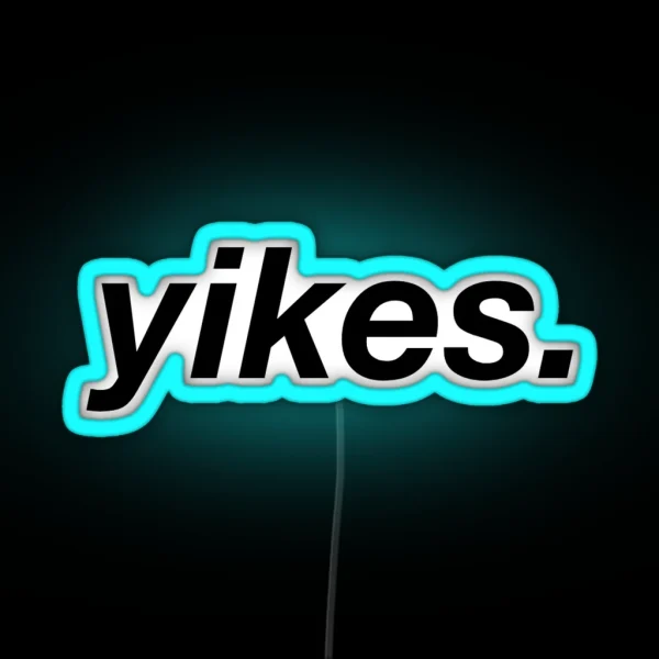 Yikes RGB Neon Sign