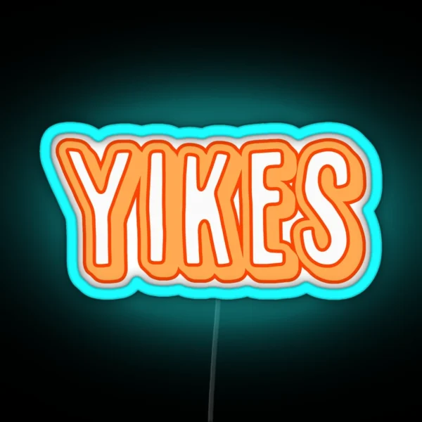 Yikes RGB Neon Sign