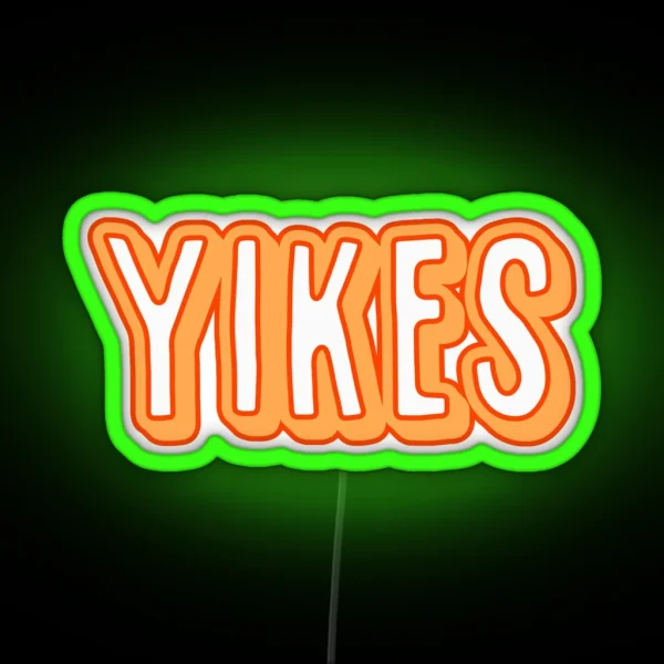 Yikes RGB Neon Sign